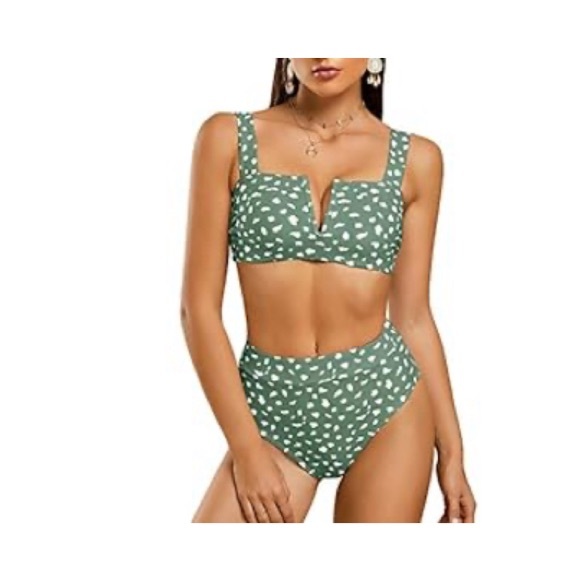 SHEIN Other - Women’s high waisted leopard bikini